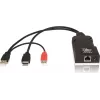 Transmissor KVM over IP ADDER ALIF101T-HDMI - HDMI, USB, áudio, Cat5e/Cat6/Cat7, 2560x1600@60Hz, alumínio preto