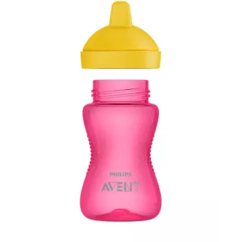 Copo de treino Philips Avent My Grippy com bico duro 300 ml, 18M+, rosa