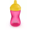 Copo de treino Philips Avent My Grippy com bico duro 300 ml, 18M+, rosa