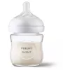 Biberão de vidro Philips Avent Natural Response 125 ml com tetina para recém-nascido, 0m+