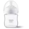 Biberão de vidro Philips Avent Natural Response 125 ml com tetina para recém-nascido, 0m+