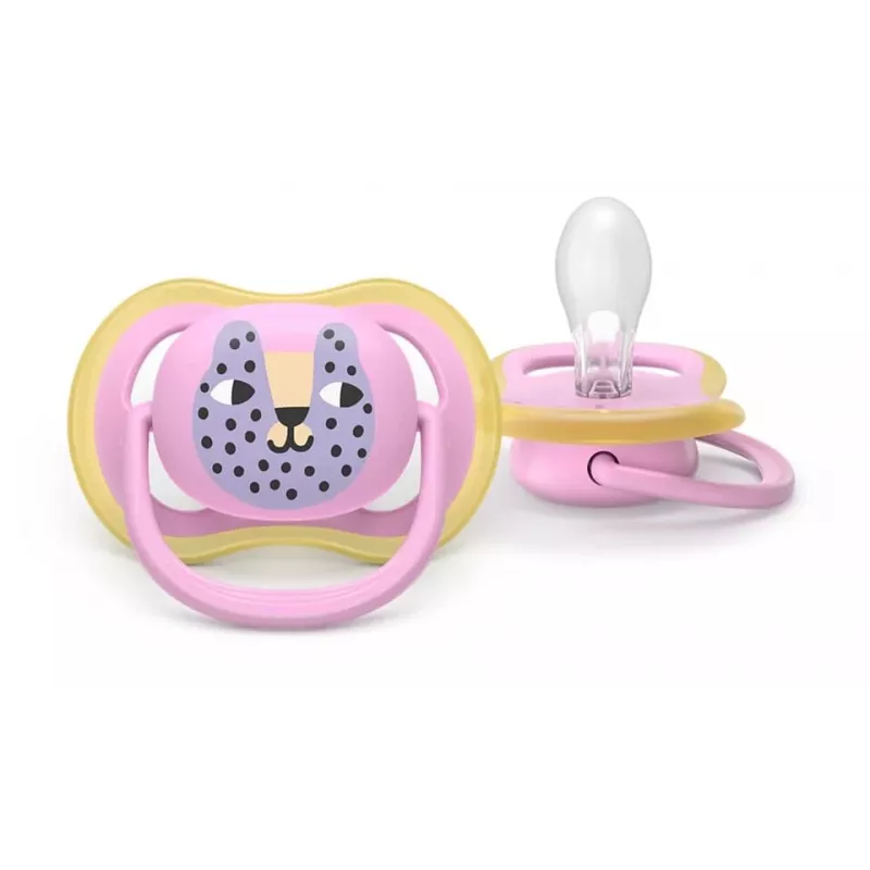 Chupeta Philips Avent Ultra Air 6-18 meses, pack de 2, menina