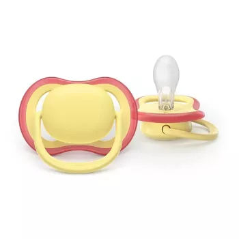 Chupeta Philips Avent Ultra Air 0-6 meses, pack de 2, menina