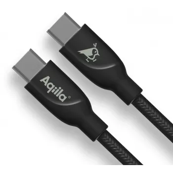 Cabo de carregamento e sincronização AQIILA USB-C para USB-C 3 m preto AQCBPBICB4BD881