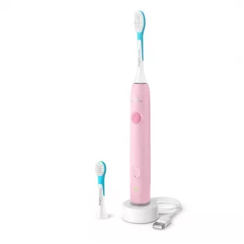 Escova de dentes elétrica sónica Philips Sonicare For Kids com Bluetooth, rosa