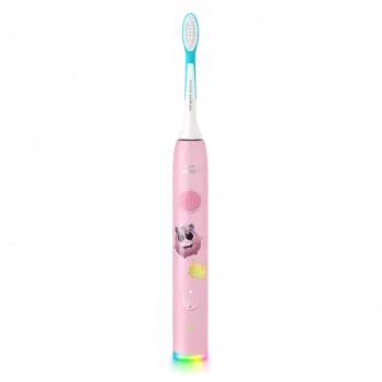 Escova de dentes elétrica sónica Philips Sonicare For Kids com Bluetooth, rosa