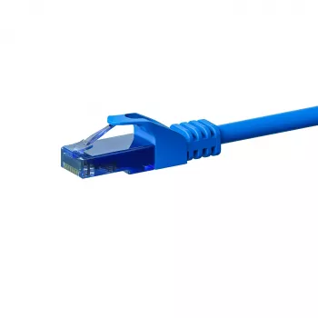Cabo de rede DSIT CAT6a 100% cobre - U/UTP - 5 metros - azul (DC-U6A4-050)