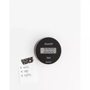 Temporizador de cozinha Brabantia com íman, cinzento-escuro