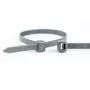 Abraçadeiras de poliamida WKK cinzentas 100 x 2,5 mm, pack de 100 (11032871)