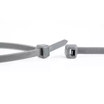 Abraçadeiras de poliamida WKK cinzentas 100 x 2,5 mm, pack de 100 (11032871)