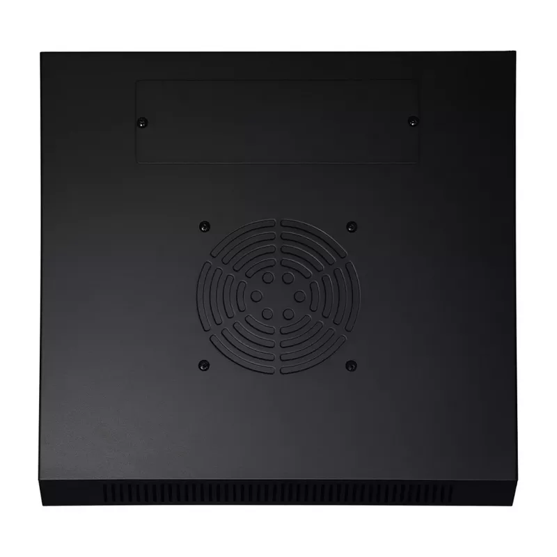 Armário de servidor de parede DSIT DS10-3412 12U 10 polegadas com porta de vidro, 370x450x618 mm, preto