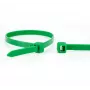 Abraçadeiras de poliamida WKK verdes 300 x 3,6 mm, pack de 100 110194571