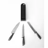 Conjunto de bloco de facas Brabantia Tasty+ para gaveta, cinzento-escuro, 3 facas