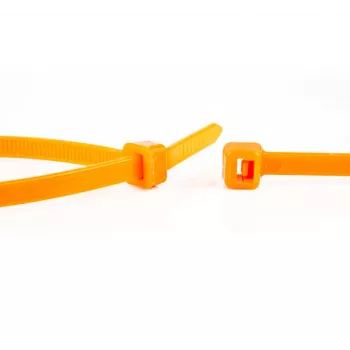 Abraçadeiras WKK laranja 300 x 3,6 mm, pack de 100 110194371