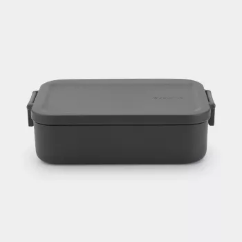 Caixa de lanche Brabantia Make & Take média cinzento-escuro 1,1L