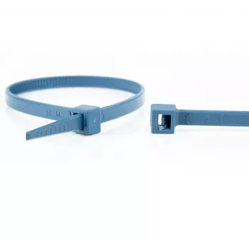 Abraçadeira WKK 150126671 detetável por metal 200 x 4,8 mm azul (pack de 100)