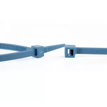 Abraçadeira WKK 150126671 detetável por metal 200 x 4,8 mm azul (pack de 100)