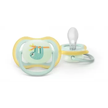Philips Avent Ultra Air Night Chupeta 0-6 meses, pack de 2, brilha no escuro, Neutro
