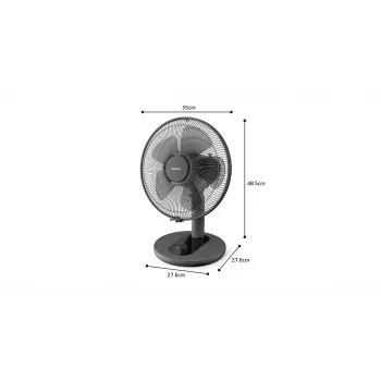 PHILIPS 1000 Series Ventilador de mesa 25 cm Preto