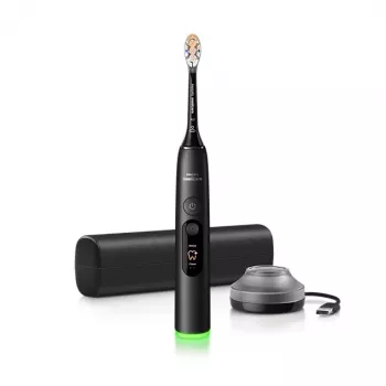 Philips Sonicare DiamondClean 8000 Escova de dentes elétrica sónica, Preto