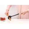 Brabantia Essential Colher de esparguete, Cabeça de nylon, Cabo em aço escovado, Seguro para antiaderente