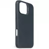 Decoded Proteção traseira de couro para iPhone 16 Pro Max, Compatível com MagSafe, Navy