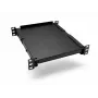 DSIT DS10-FO34 Fundo fixo universal de 10 polegadas para armários de 450mm de profundidade, 1U, Preto