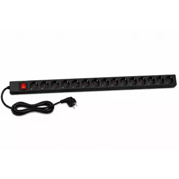 DSIT PDU vertical de 15 tomadas com contacto de terra (DS-15PDU-PE)