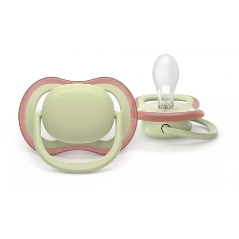 Chupeta Philips Avent Ultra Air dia e noite, 6–18 meses, pack de 2