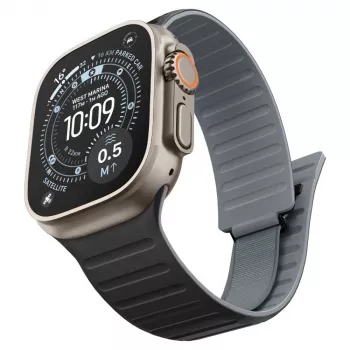 Pulseira Spigen Athlex Air M para Apple Watch 44/45/46/49mm – preto/cinzento