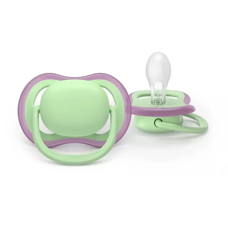 Chupeta Philips Avent Ultra Air 6-18 meses, pack de 2, design animal