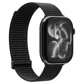 Pulseira Spigen WBF01 para Apple Watch 8/9/10/11/SE/Ultra (44/45/46/49 mm), preta