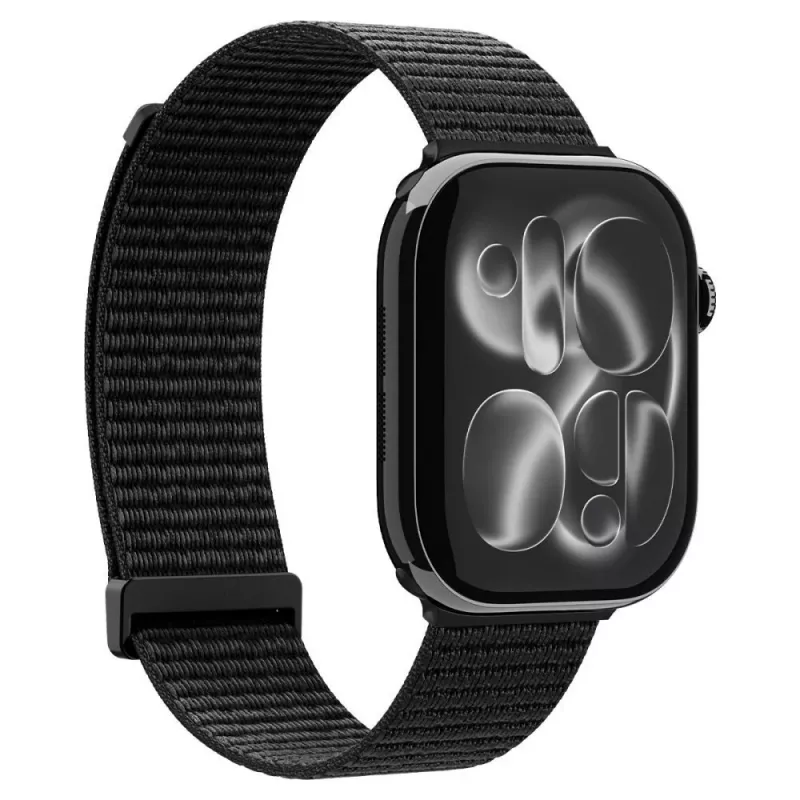 Spigen WBF01 Bracelete para Apple Watch 8/9/10/11/SE/Ultra (44/45/46/49 mm), preto