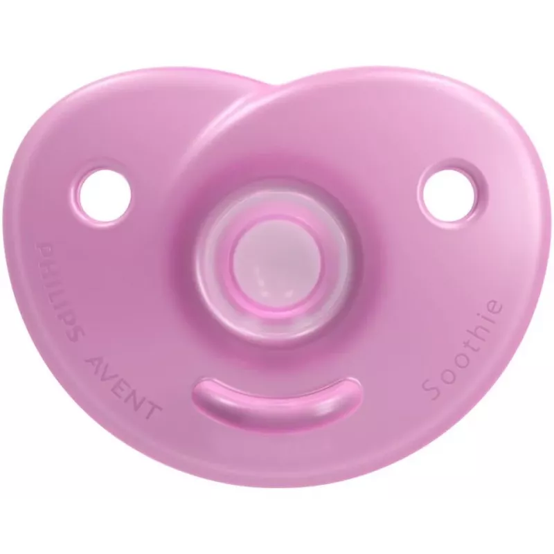 Chupeta de silicone Philips Avent Soothie com escudo de silicone, 0-6 meses, pack de 2