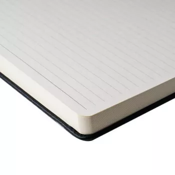 Caderno SAKURA 94146603 A5 pautado cor de âmbar capa dura 160 páginas