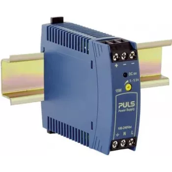 Fonte de alimentação para calha DIN PULS MiniLine ML15.051 5V DC 3A 15W
