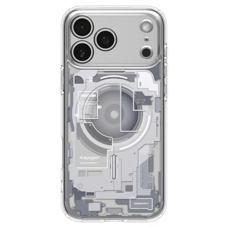 Capa Spigen Ultra Hybrid MagSafe iPhone 17 Pro Max / 18 Pro Max Zero One branca