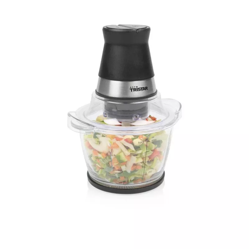 Picadora elétrica de cozinha Tristar BL-4024 400 W preta