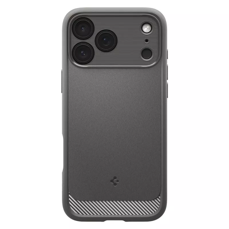 Capa Spigen Rugged Armor Mag MagSafe para iPhone 17 Pro / 18 Pro - cinzento