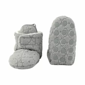 Pantufas para bebé Lodger Slipper Folklore Fleece, Drizzle, 12-18 meses