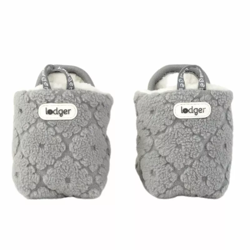 Pantufas para bebé Lodger Slipper Folklore Fleece, Drizzle, 12-18 meses