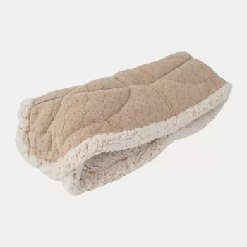 Luvas para carrinho de bebé Lodger Warmer Folklore em forro polar, bege