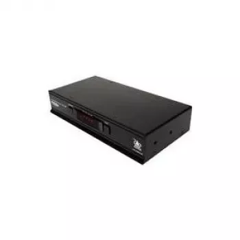Comutador KVM/áudio/USB Adder ADDERView 4 PRO DVI - 4 portas, 1 utilizador local, montagem em rack AV4PRO-DVI-IEC
