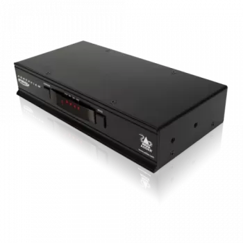 Comutador KVM/áudio/USB Adder ADDERView 4 PRO DVI - 4 portas, 1 utilizador local, montagem em rack AV4PRO-DVI-IEC