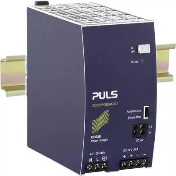 Fonte de alimentação para calha DIN PULS CPS20.121 12V DC 30A 360W