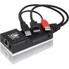 Transmissor extensor KVM DisplayPort ADDER ALIF101T-DP sobre Cat5e/6/7 - 2560x1600, USB 2.0, áudio, alumínio preto