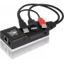 Transmissor extensor KVM DisplayPort ADDER ALIF101T-DP sobre Cat5e/6/7 - 2560x1600, USB 2.0, áudio, alumínio preto