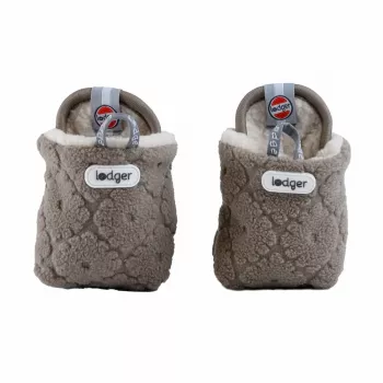 Botas de lã para bebé Lodger Buffalo com sola antiderrapante, castanho, 6-12 meses