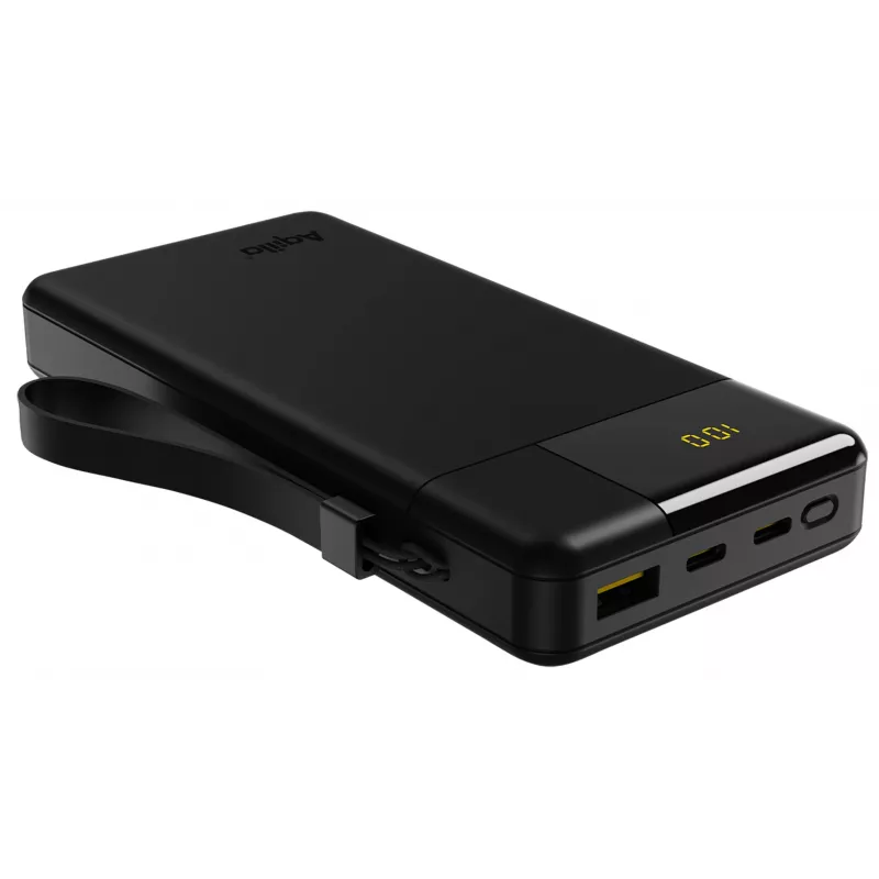 Powerbank Aqiila Powerbird B20 20000 mAh 20W PD e QC preto AQPBPBIB20BBK959