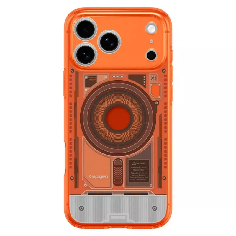 Capa Spigen Ultra Hybrid Mag C1 para iPhone 17 Pro Max / 18 Pro Max – mandarina